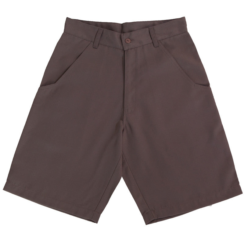 Boys Grey Shorts - Button Waist